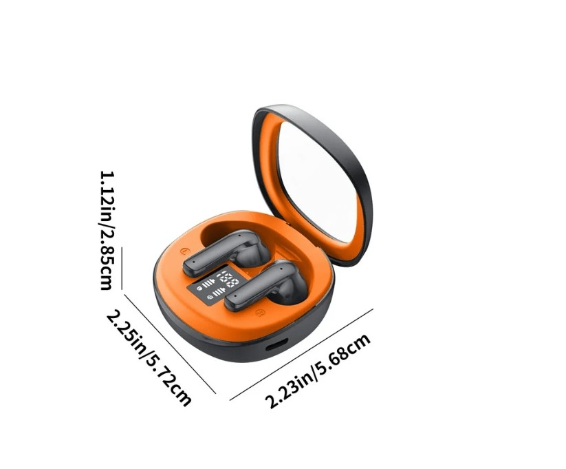 Wave Wireless Earbuds – Deep Bass Bluetooth Earphones with Noise Isolation & Compact Charging Case | UAE