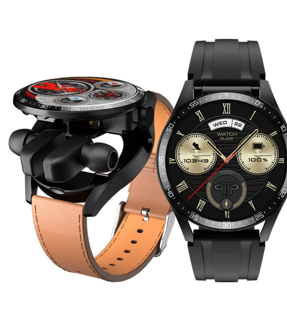 Premium Smartwatch + Wireless Earbuds Combo with Health Tracking & Sports Modes